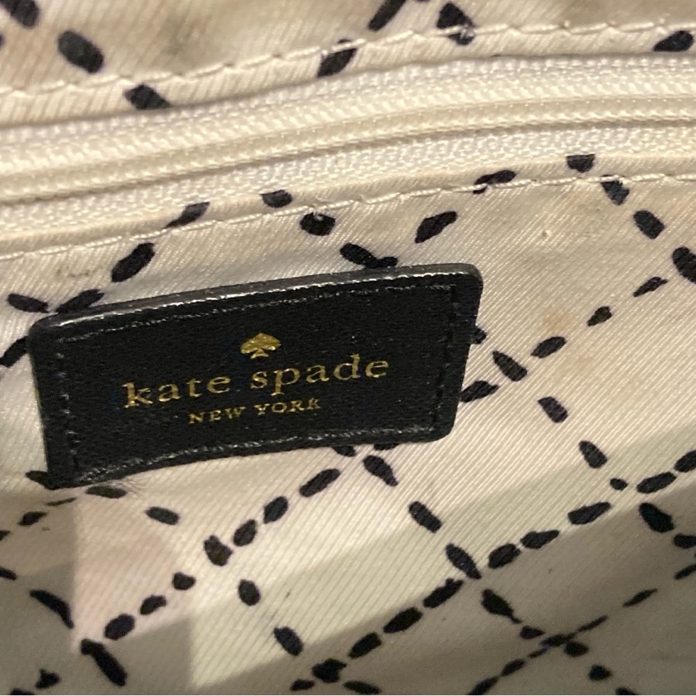 Kate Spade Laurel Way Greer Black Saffiano Leather Crossbody Shoulder Bag Purse - Picture 11 of 14